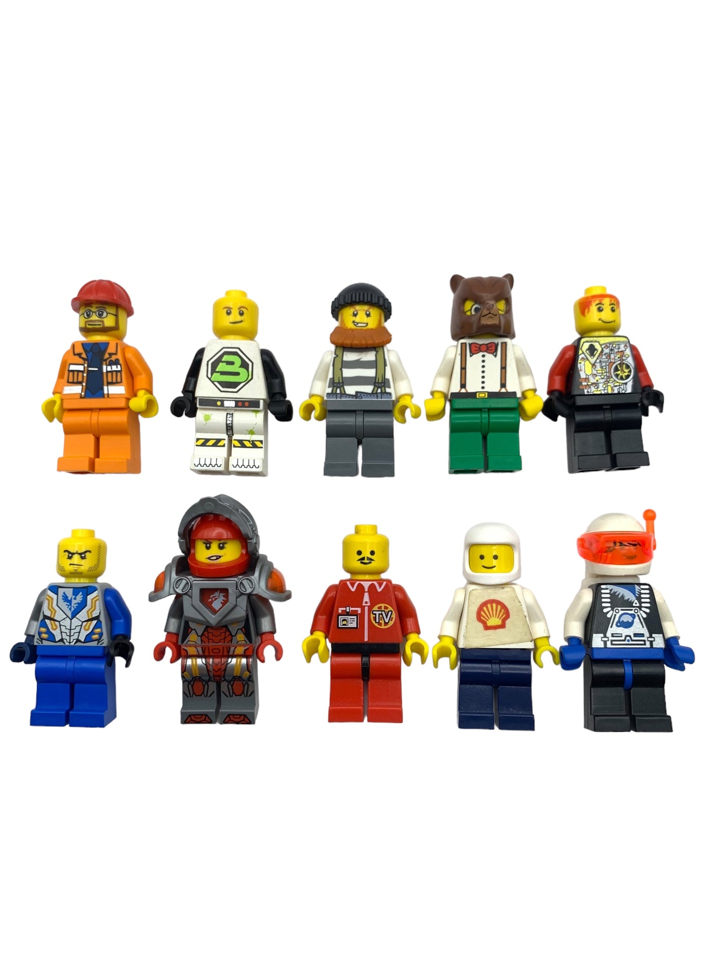 10x LEGO®-Minifiguren. Mystery Paket. Zufällig zusammengebaut.