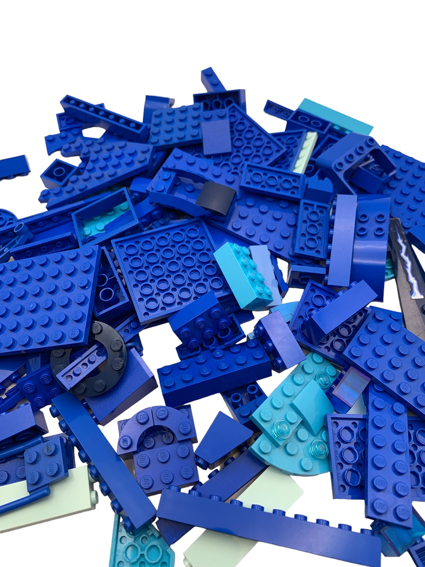 250g LEGO®-Steine. Blau, Blautöne